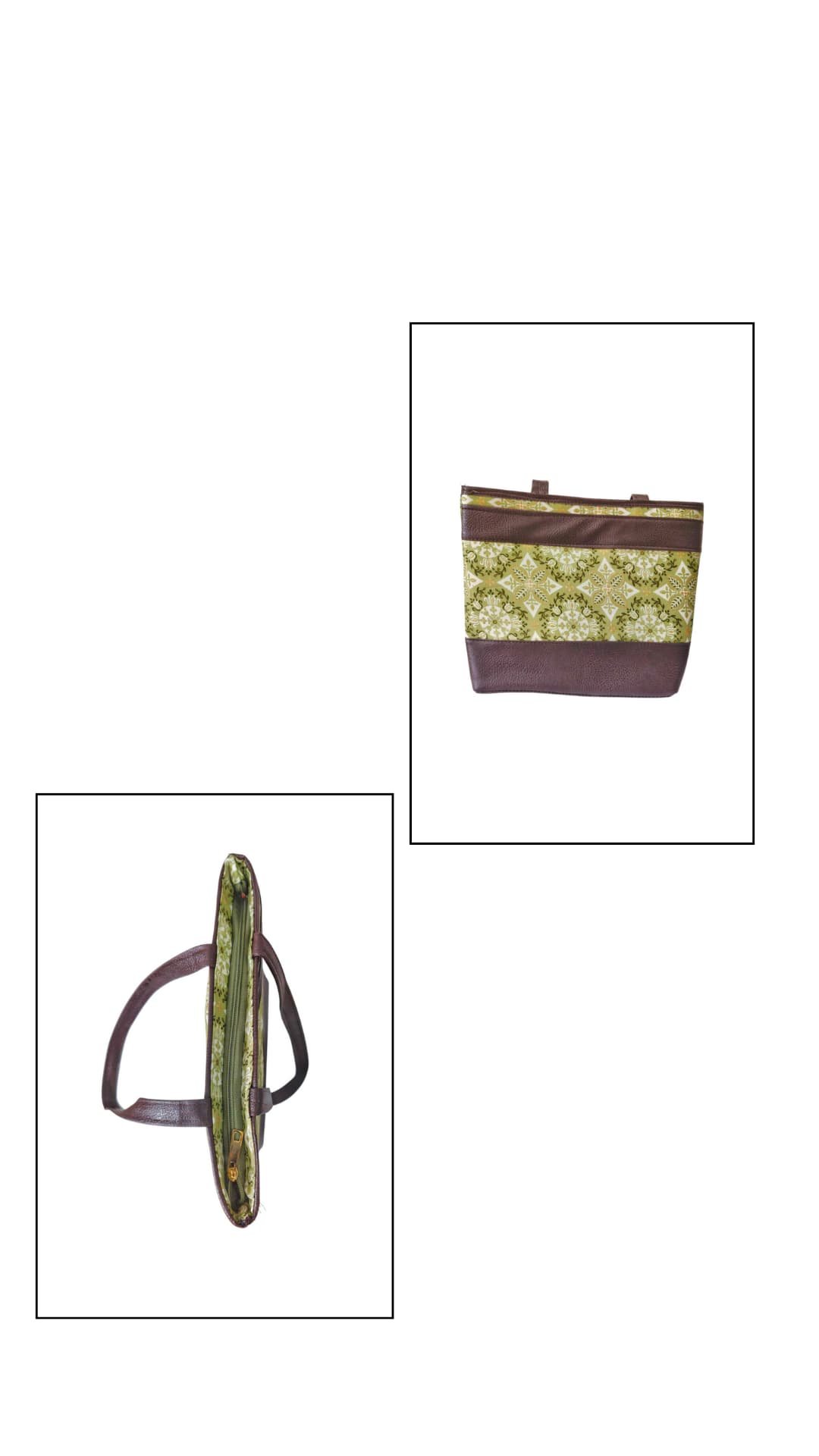 Handmade Multi Colour Printed Hand Bag thumbnail 3
